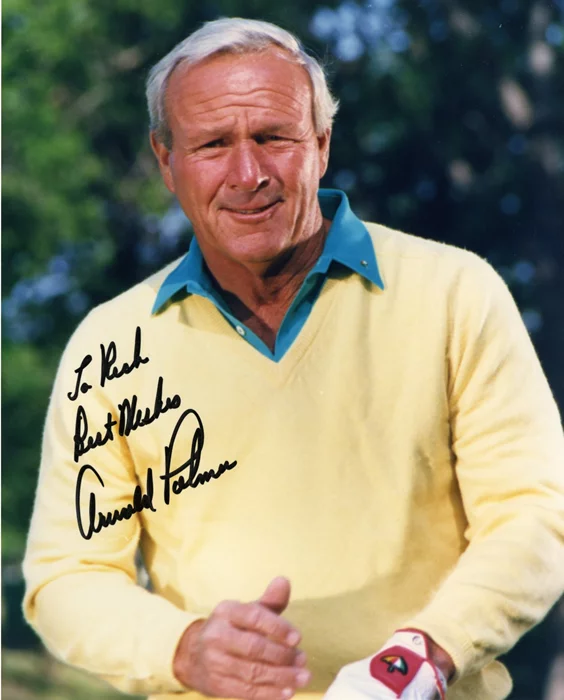 Arnold Palmer autograph
