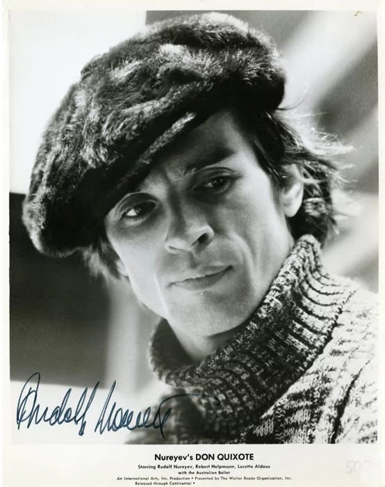 Rudolf Nureyev autograph