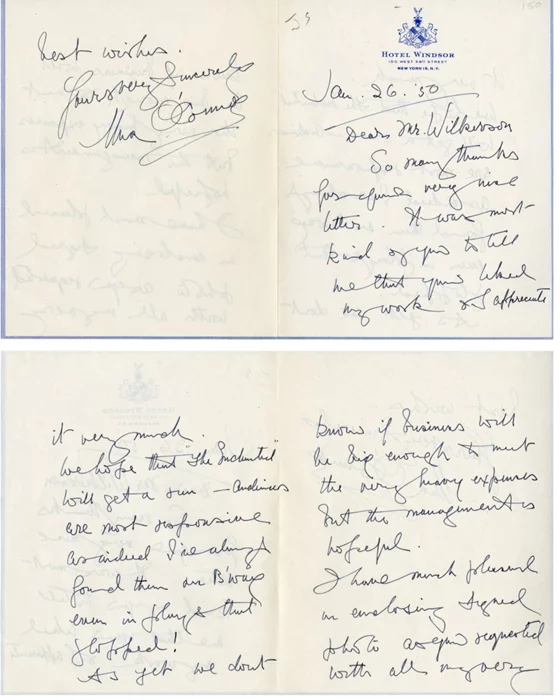 Una O'Connor autograph