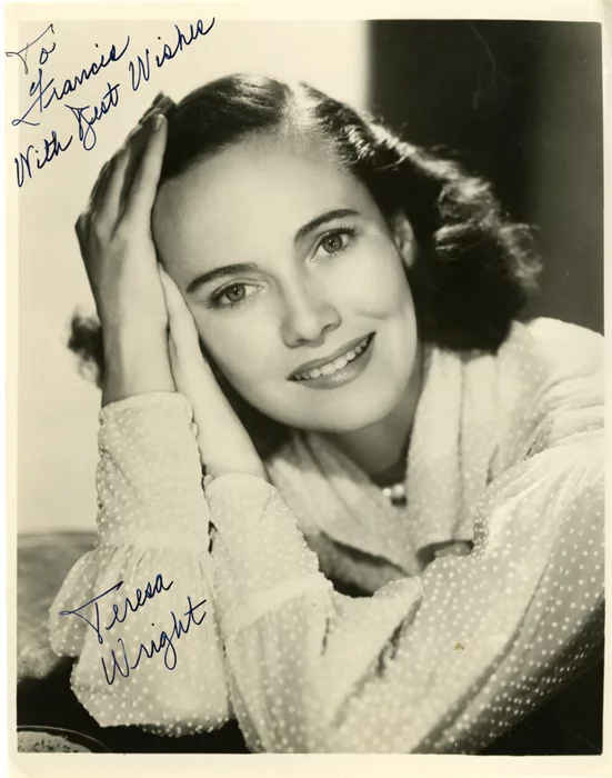 Teresa Wright autograph