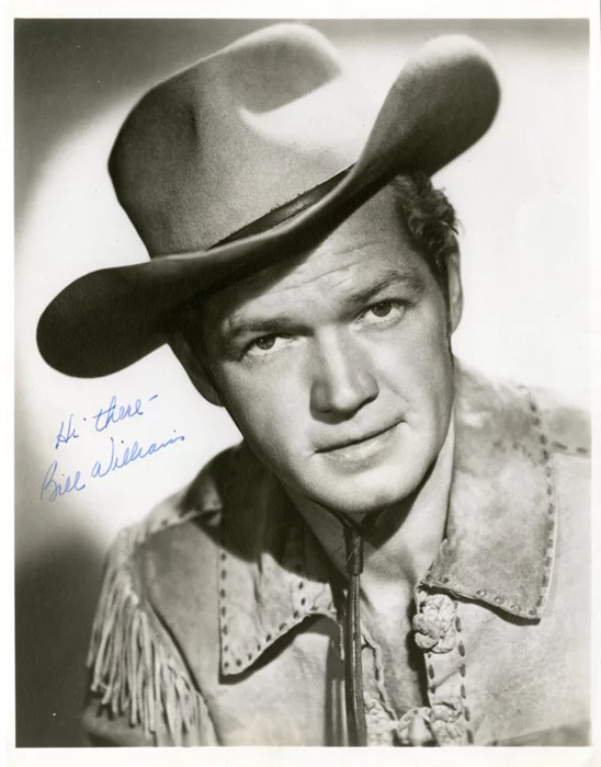 Bill Williams autograph