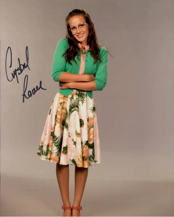 Crystal Lowe autograph