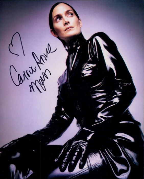 Carrie-Anne Moss autograph