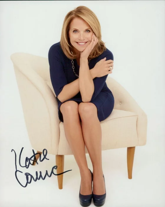 Katie Couric autograph