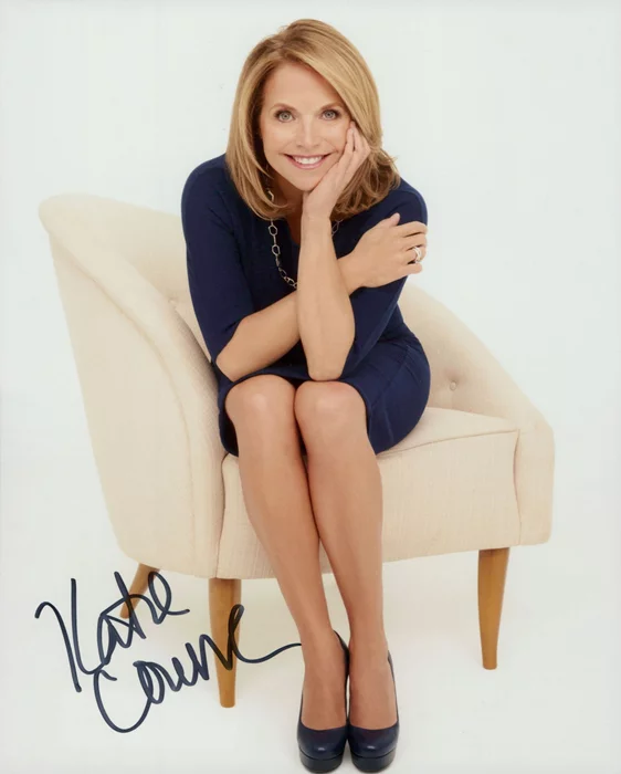 Katie Couric autograph