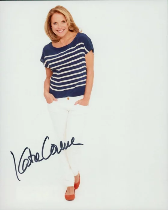 Katie Couric autograph