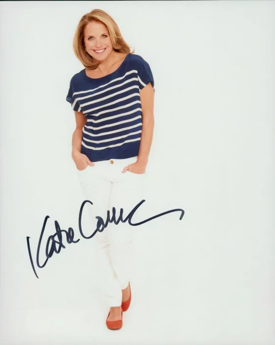 Katie Couric autograph