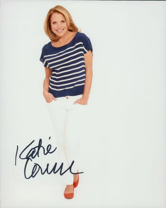 Katie Couric autograph