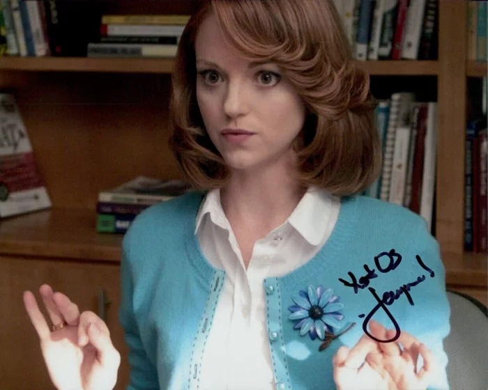 Jayma Mays autograph