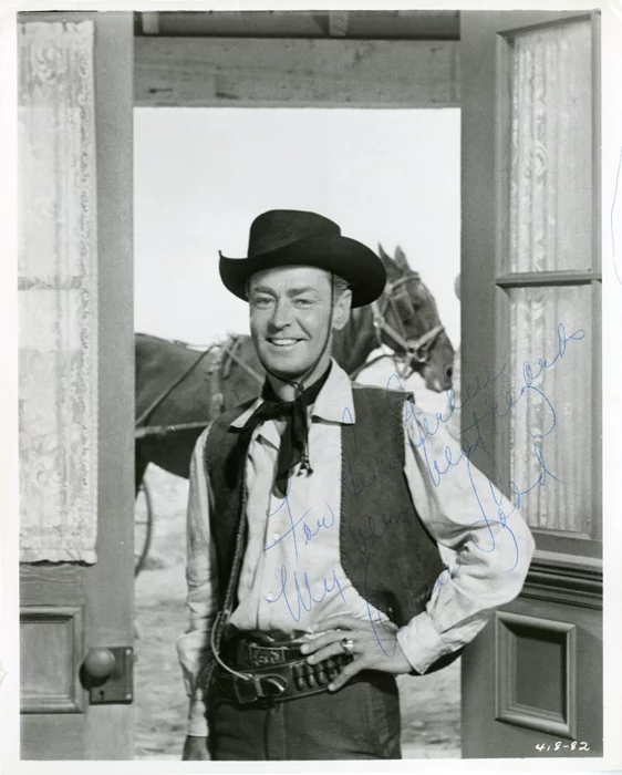 Alan Ladd autograph