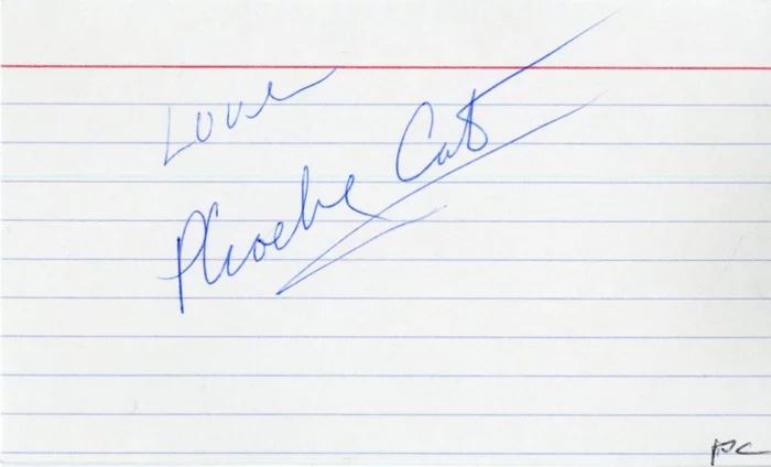 Phoebe Cates autograph