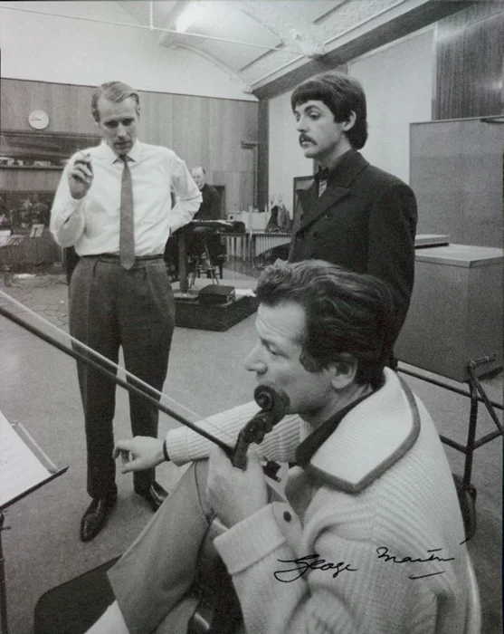 George Martin autograph