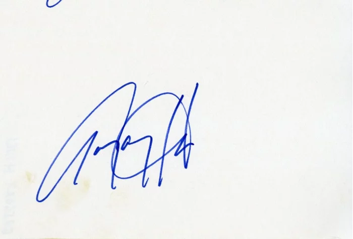 Gregory Hines autograph