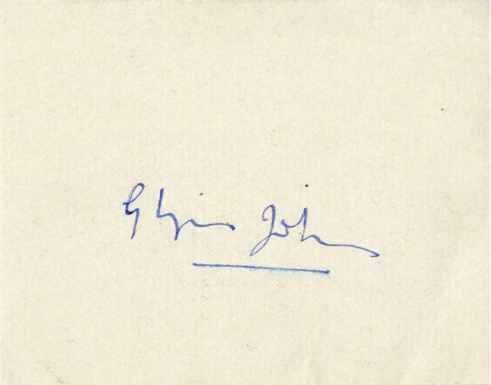Glynis Johns autograph
