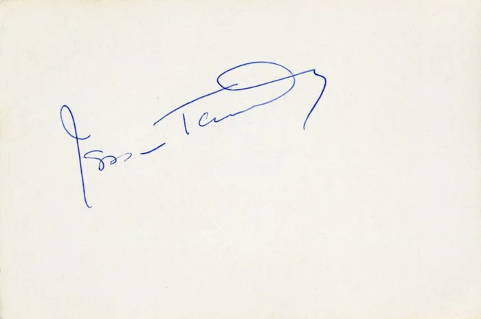 Jessica Tandy autograph