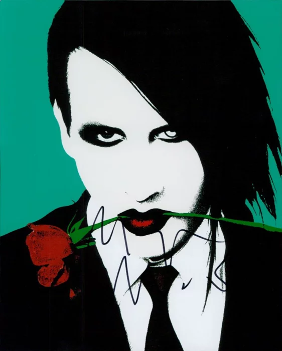Marilyn Manson autograph