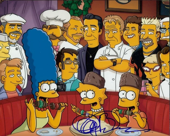 Anthony Bourdain autograph