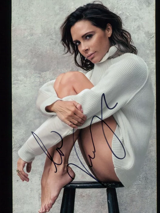 Victoria Beckham autograph