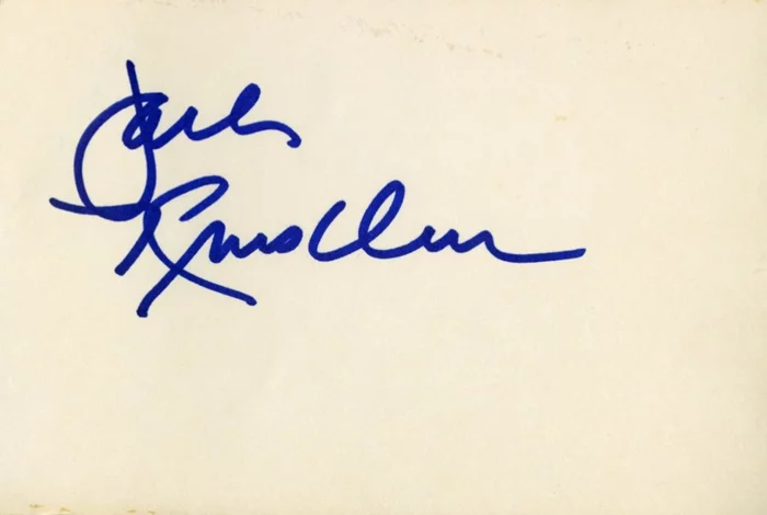 Jack Kruschen autograph