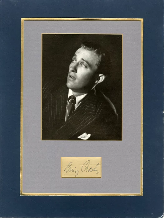 Bing Crosby autograph