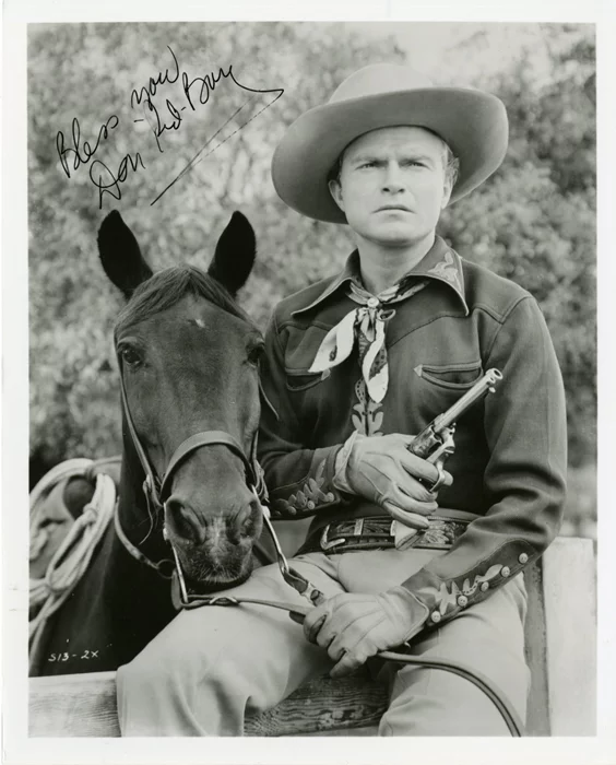 Don 'Red' Barry autograph