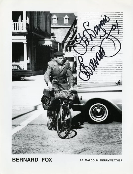 Bernard Fox autograph