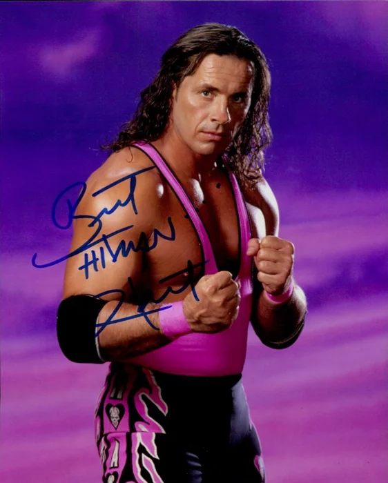 Bret Hart autograph