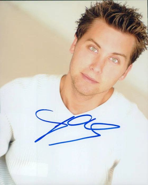 Lance Bass autograph