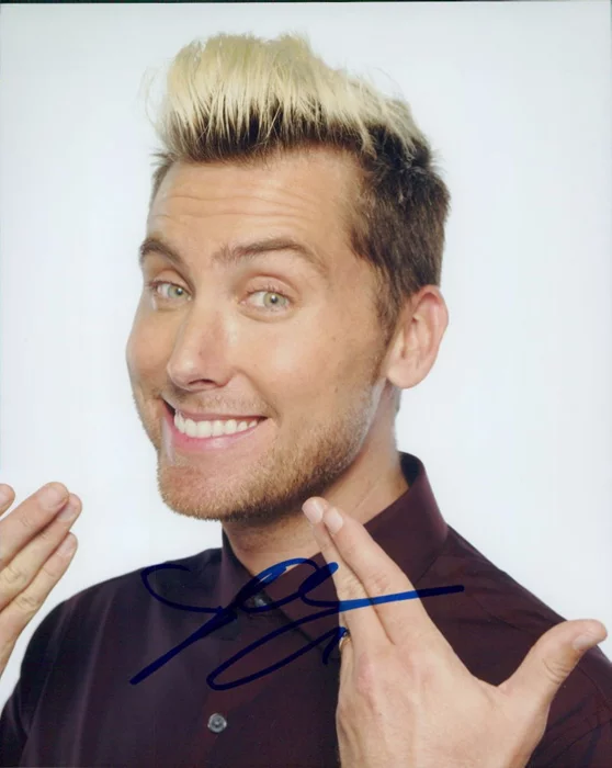 Lance Bass autograph