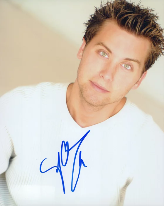 Lance Bass autograph