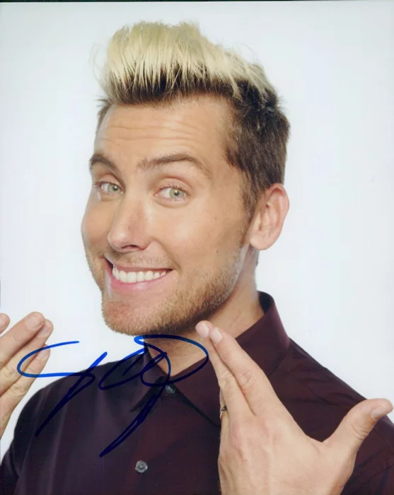Lance Bass autograph