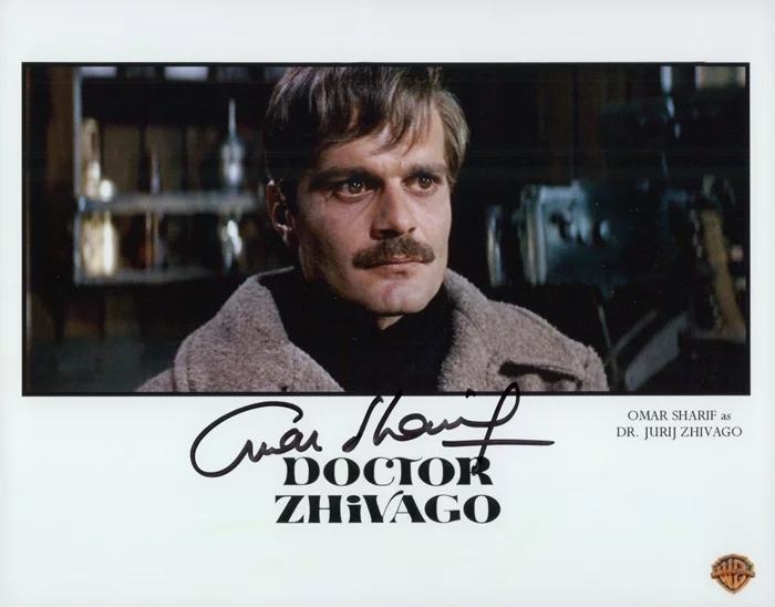 Omar Sharif autograph