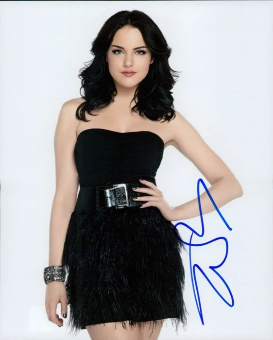 Elizabeth Gillies autograph