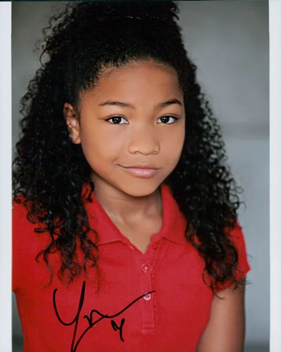 Laya DeLeon Hayes autograph