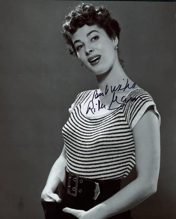 Rita Gam autograph