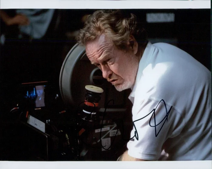 Ridley Scott autograph