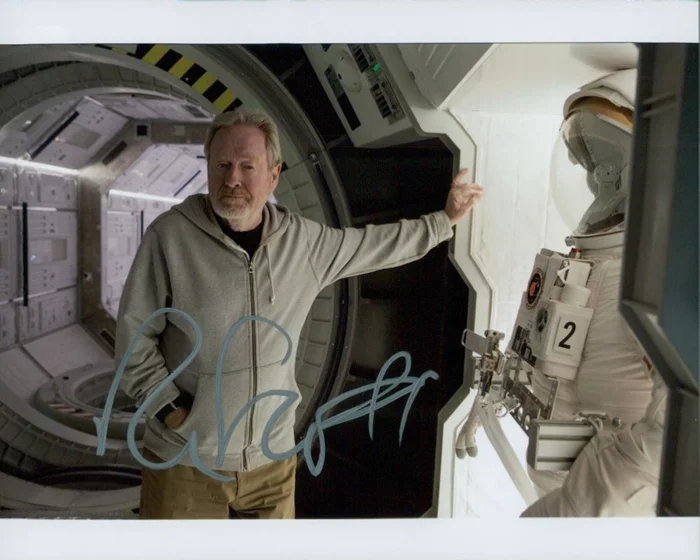 Ridley Scott autograph