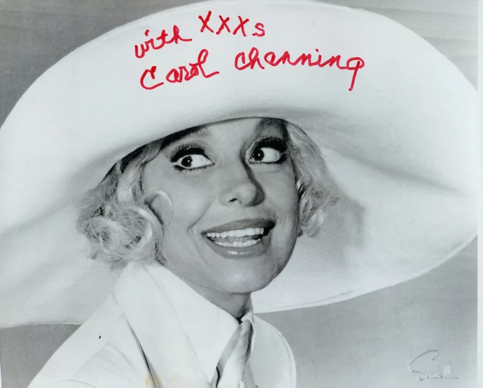 Carol Channing autograph