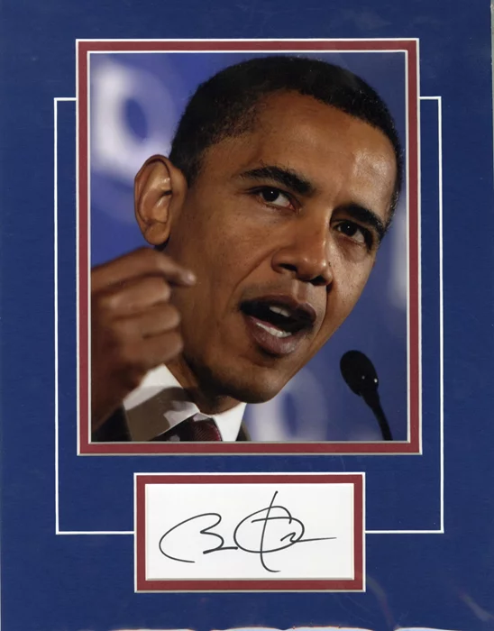 Barack Obama autograph