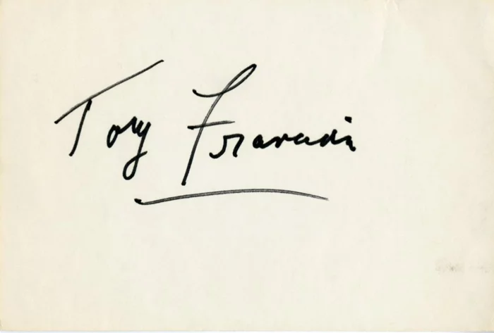Tony Franciosa autograph