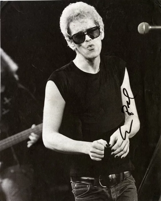 Lou Reed autograph