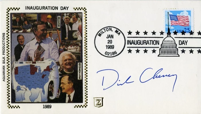 Dick Cheney autograph