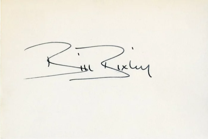 Bill Bixby autograph