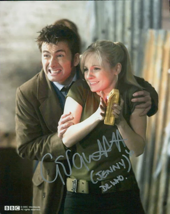 Georgia Moffett autograph