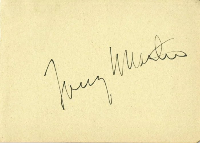 Tony Martin autograph