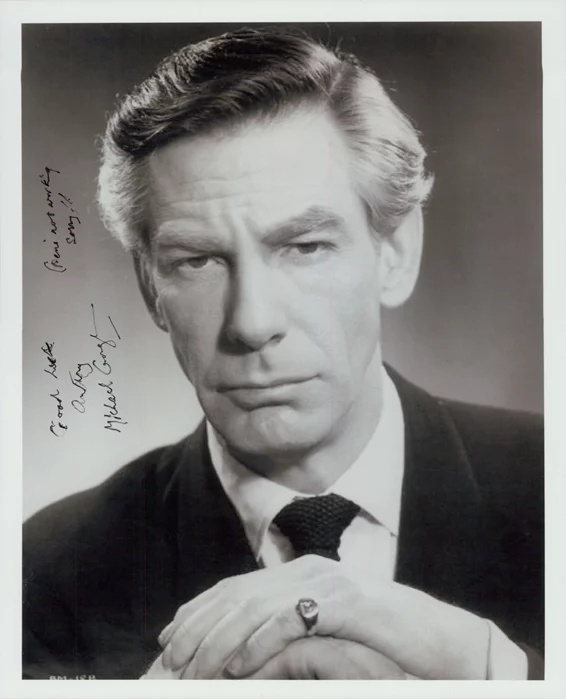 Michael Gough autograph