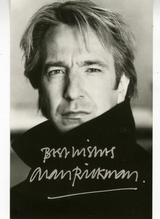 Alan Rickman autograph