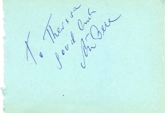 Peter Lorre autograph