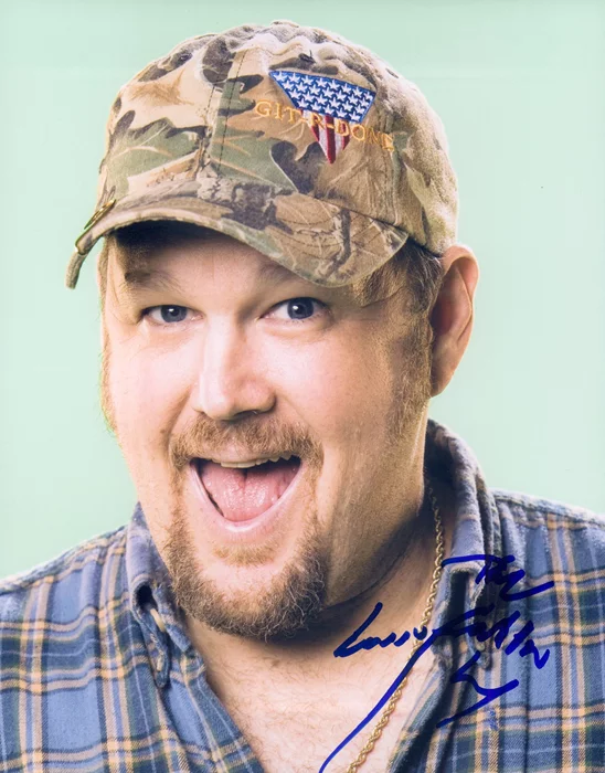 Larry The Cable Guy autograph