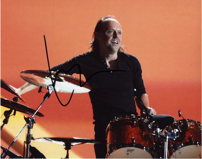 Lars Ulrich autograph
